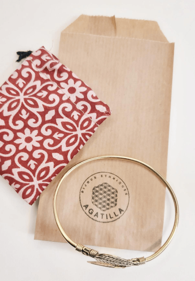 BRACELET AJUSTABLE FEUILLE NATURE 