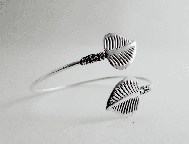 BRACELET AJUSTABLE FEUILLE NATURE 