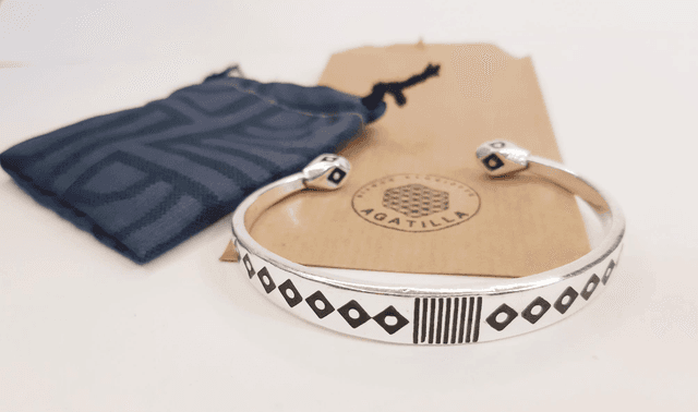 BRACELET JONC HOMME ETHNIQUE TORQUE